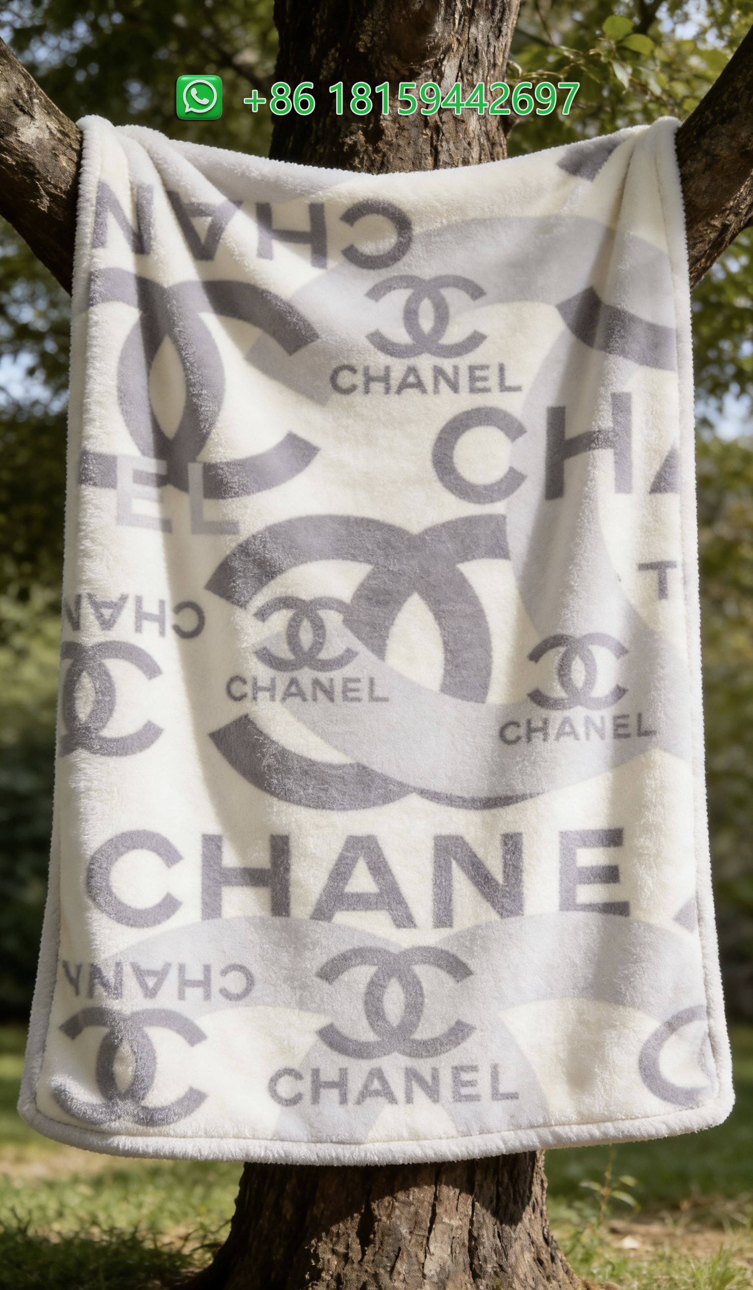 Chanel Throw Blankets